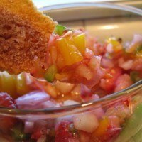 Strawberry and Yellow Pepper Fruit Salsa