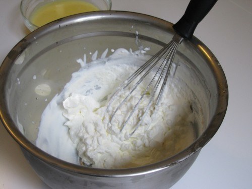 hand whipped cream