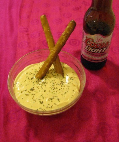 beer dip made with coors light