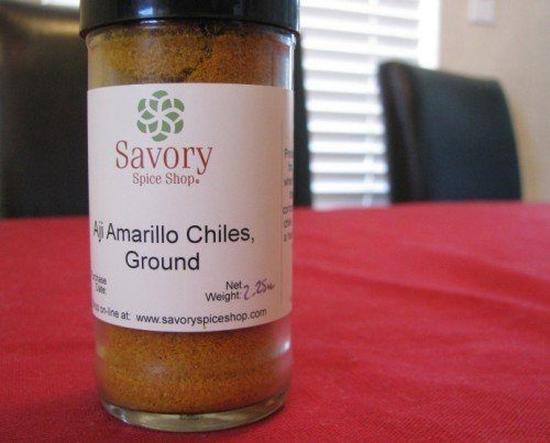 ground aji amarilo chiles