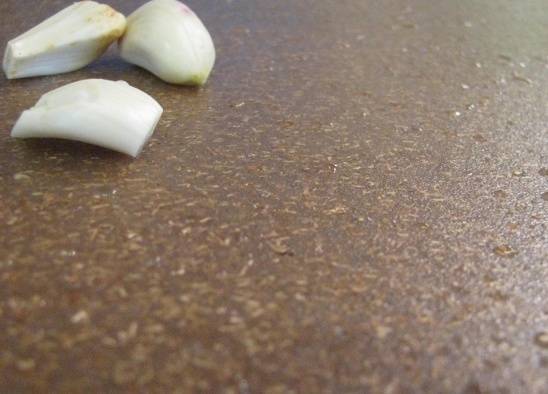 garlic used in vegetable stock