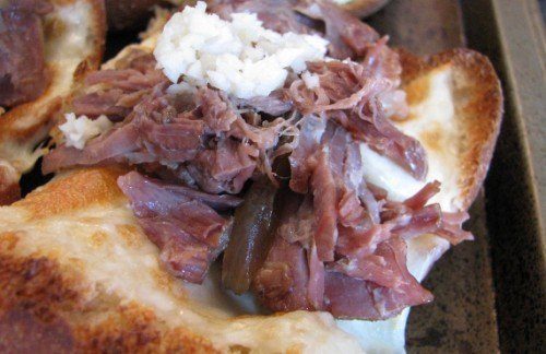 horseradish on french dip