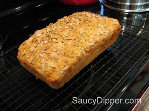 Cool on a rack 10-20 minutes before serving Cool bread before serving